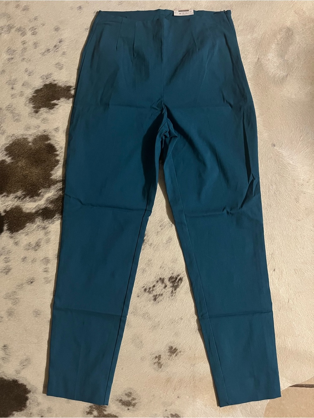 Time and Tru Teal Straight Leg Pants